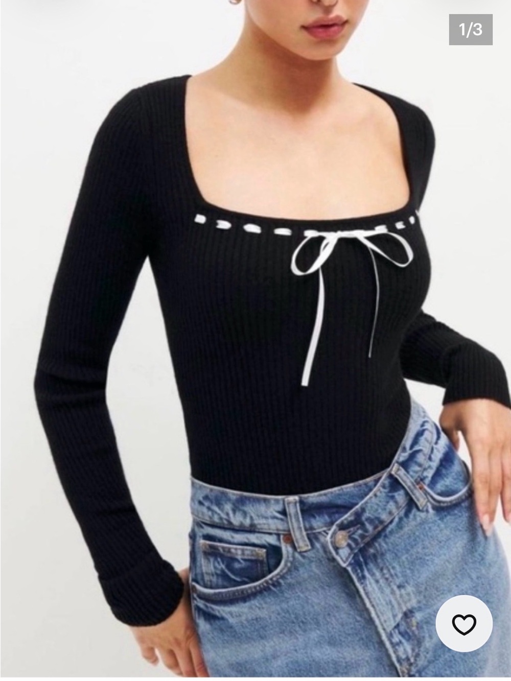 Reformation Black Kameron Cashmere Sweater Size Medium Like New